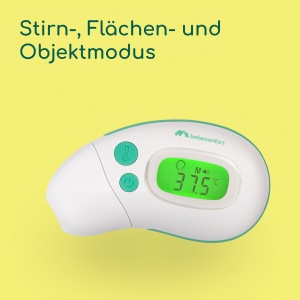 Termometru multifunctional Bebeconfort, 4-in-1, contactless, verde - Img 4