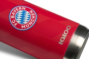 Termos din otel inoxidabil IGLOO FC Bayern Munchen 450 ml, rosu, izolat - Img 4