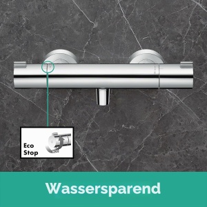 Termostat de dus hansgrohe Ecostat 1001 CL, crom, cu SafetyStop si EcoStop - Img 4
