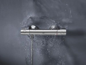 Termostat dus GROHE Grohtherm 800, crom, cu protectie impotriva arsurilor, 12 - Img 5