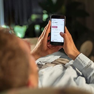Termostat inteligent Hama Smart Home control prin aplicatie alb compatibil Alexa si Google Home - Img 14