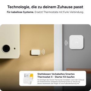 Termostat inteligent tado X (2. Gen.) - Kit de start cu suport, wireless - Img 7