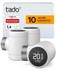 Termostat inteligent tado X Trio Pack, control prin aplicatie, economisire energie