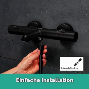 Termostat pentru cada hansgrohe Ecostat Fine, mattschwarz, cu SafetyStop - Img 8