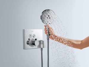 Termostat pentru dus hansgrohe ShowerSelect, crom, 2 consumatori, design modern - Img 2