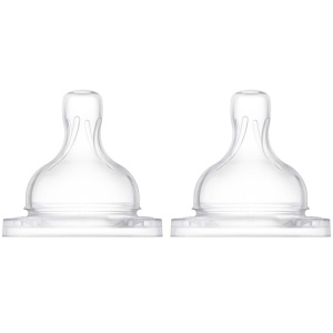 Tetina Natural Philips-Avent , cu debit lent, 0luni+, fara BPA, 2 buc