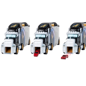 Theo Klein 3500 Mack Collective Box Truck cu rampa de plecare integrata | 26 compartimente de depozitare | Rampa pentru curse cool | Dimensiuni: 62,9 cm x 12 cm x 23,6 cm | Jucarii pentru copii de la 3 ani - Img 4
