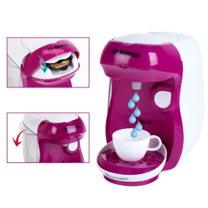 Theo Klein 9597 Bosch Set mic dejun I Set accesorii de bucatarie roz cu prajitor de paine, aparat de cafea si ceainic I cu vesela, tacamuri si oua fals I Jucarii pentru copii de la 3 ani - Img 4