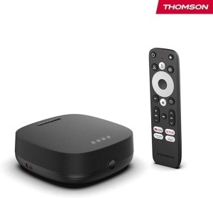 THOMSON Google TV Streaming Box Plus 270, Difuzor integrat pentru control vocal, Netflix, Disney+, 4K UHD, Streaming prin WiFi, Google Cast, Memorie 32GB - Img 2