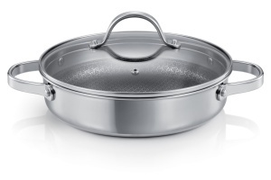 Tigaie adanca Tescoma SteelCRAFT cu capac, 24 cm, inox
