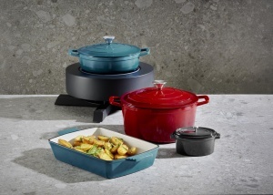 Tigaie APS 5 STARS, 29 cm, 2 Litri, Gusseisen Emailliert, Inductie - Img 4