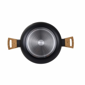 Tigaie BERGNER Earth Black 20 cm din aluminiu cu manere ergonomice, gri - Img 3
