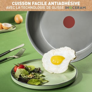 Tigaie ceramica Tefal Ingenio Renew L2600402, 24 cm, compatibila inductie - Img 4