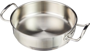 Tigaie cu capac Lacor Eco-Chef 24 cm, otel inoxidabil, design elegant