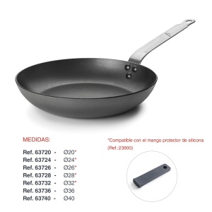 Tigaie din fonta Lacor Ttri-Antihalf, 36 cm, rezistenta si eficienta termica - Img 3