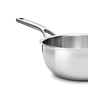 Tigaie din inox KitchenAid MultiPly, 20 cm, 2.36 L, rezistenta la cuptor - Img 9