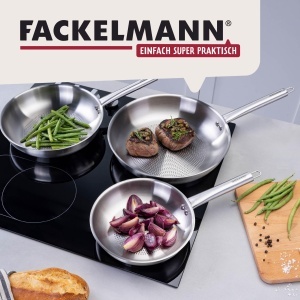 Tigaie Fackelmann Ovalgriff 28 cm Otel Inoxidabil Compatibila Inductie - Img 7