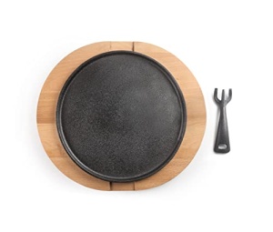 Tigaie fonta IBILI 627030 cu suport din lemn 30 cm antiaderenta - Img 2