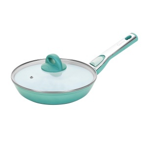 Tigaie Genius Cerafit Revolution 24 CM, Ceramica antiaderenta, Cu capac din sticla