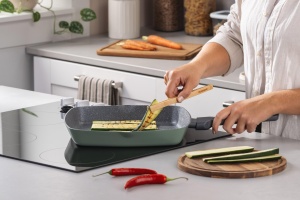 Tigaie grill Fackelmann Balance 28x28 cm aluminiu reciclat ceramica compatibila inductie - Img 4