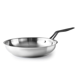 Tigaie inox Lacor 47328, 28 cm, antiaderenta, compatibila inductie