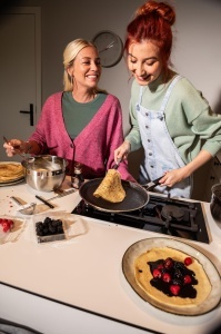 Tigaie pentru Crepes ROSLE SILENCE PRO, 28 cm, inox 1810, antiaderenta - Img 4
