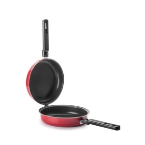 Tigaie pentru omleta Ibili Venus 20 cm, inox, negrurosu