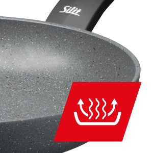 Tigaie Silit Montano 28 cm Inductie Aluminiu cu Strat Antiaderent Maner Ergonomic - Img 6