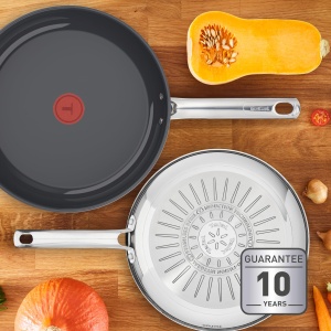 Tigaie Tefal Duetto On 28 cm, antiaderenta ceramica, cu maner solid, pentru toate tipurile de plite - Img 2