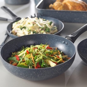 Tigaie Wok Russell Hobbs RH00851EU 28cm antiaderenta, albastra, BPAPFOA-free - Img 8