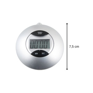 Timer de bucatarie Fackelmann 41939, LCD, gri, 100 minute - Img 3