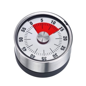Timer de bucatarie mecanic Westmark Futura 10902260 1-60 minute magnetic inoxABS antracitargintiu