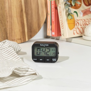 Timer de bucatarie Salter 355 BKXCDU, electronic, cu afisaj LCD mare, 3 volumuri - Img 7
