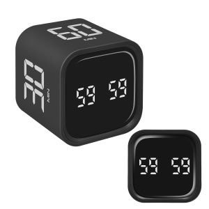 Timer Digital TFA Dostmann Mini Cube, 5103060 minute, Negru