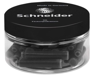 Tintenpatrona Schneider 6701 pentru Fuller, neagra, 30 bucati