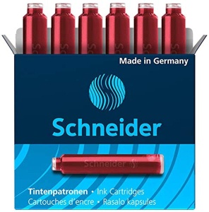 Tintenpatrone Schneider Standard-Format, 60 bucati, culoare rosie