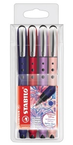 Tintenroller STABILO worker NatureCOLORS Wildflower, 0.5 mm, culori moderne