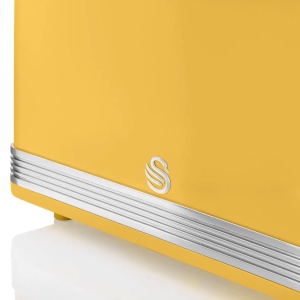 Toaster 2 felii Swan ST19010YELNEU, 815W, 6 nivele rumenire, galben - Img 7