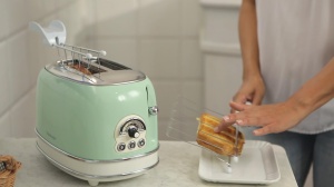 Toaster Ariete Vintage 155, 2 feliute, 810W, Verde - Img 11