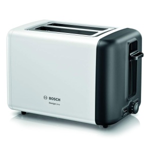 Toaster Bosch Designline TAT3P421, Alb, Functie de decongelare, High Lift