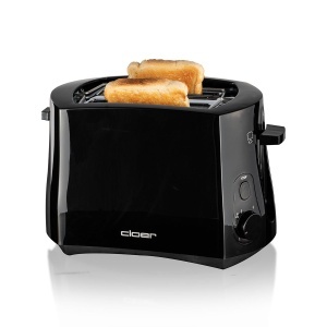 Toaster Cloer 3310, 825 W, pentru 2 felii, negru
