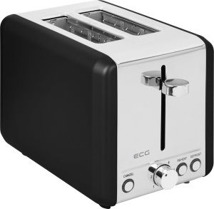 Toaster ECG ST 2708 Tradizione Nero, 2 feliute, 6 trepte de temperatura, negru - Img 1