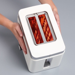 Toaster GRAEF TO61, 2 felii, 6 nivele de rumenire, alb - Img 3
