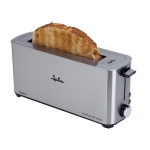 Toaster Jata TT1043, 1000 W, inox, gri, cu functie de mentinere caldura
