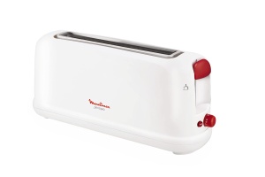Toaster Moulinex Principio LS160111, fanta lunga 25 cm, 7 trepte rumenire, alb