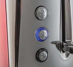 Toaster Russell Hobbs Luna 2 felii, inox, rosu, 1550W - Img 5