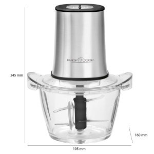 Tocator electric ProfiCook PC-MZ 1150, 1L, 400W, 2 viteze, functie zdrobire gheata - Img 5