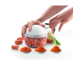 Tocator manual Metaltex Rotomac 251680084 09L lame inox alb - Img 4
