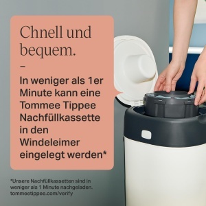 Tommee Tippee Twist Click Rezerve Windeleimer 8 Bucati Antibacteriene Eco-Friendly - Img 7