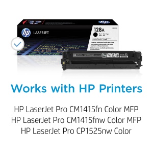 Toner Laser HP CE320A, Negru, 2000 Pagini, Compatibil cu CP1525, CM1415 - Img 2